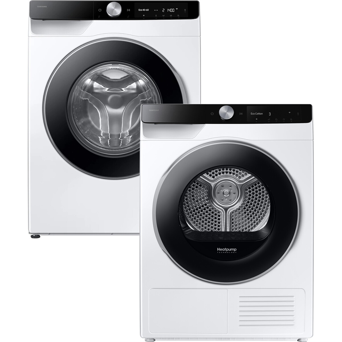 Zestaw AGD Samsung Pralka WW90DG6U25LKU4 9kg + Suszarka DV90DG6845LKU4 9kg
