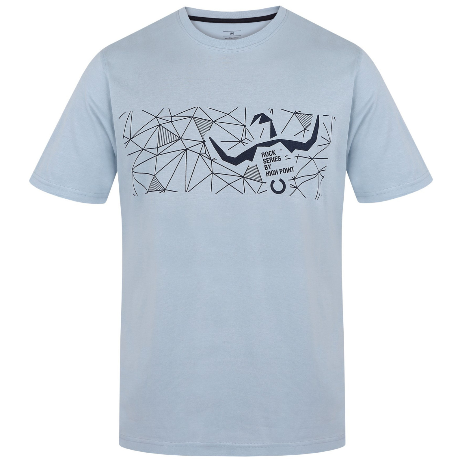 Koszulka męska High Point Rock Wall T-Shirt Rozmiar: L / Kolor: jasnoniebieski