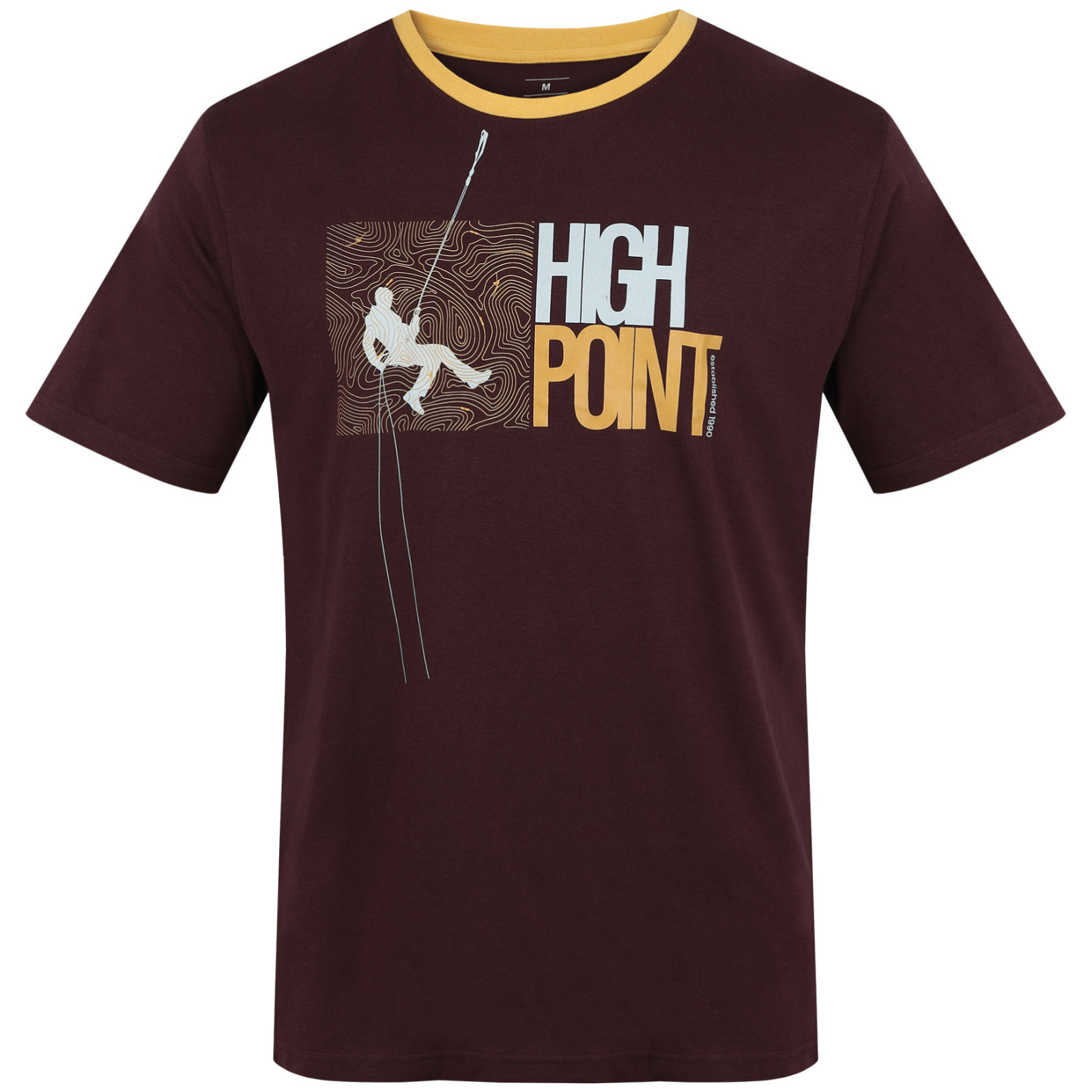 Koszulka męska High Point Swift T-Shirt Rozmiar: XL / Kolor: brązowy