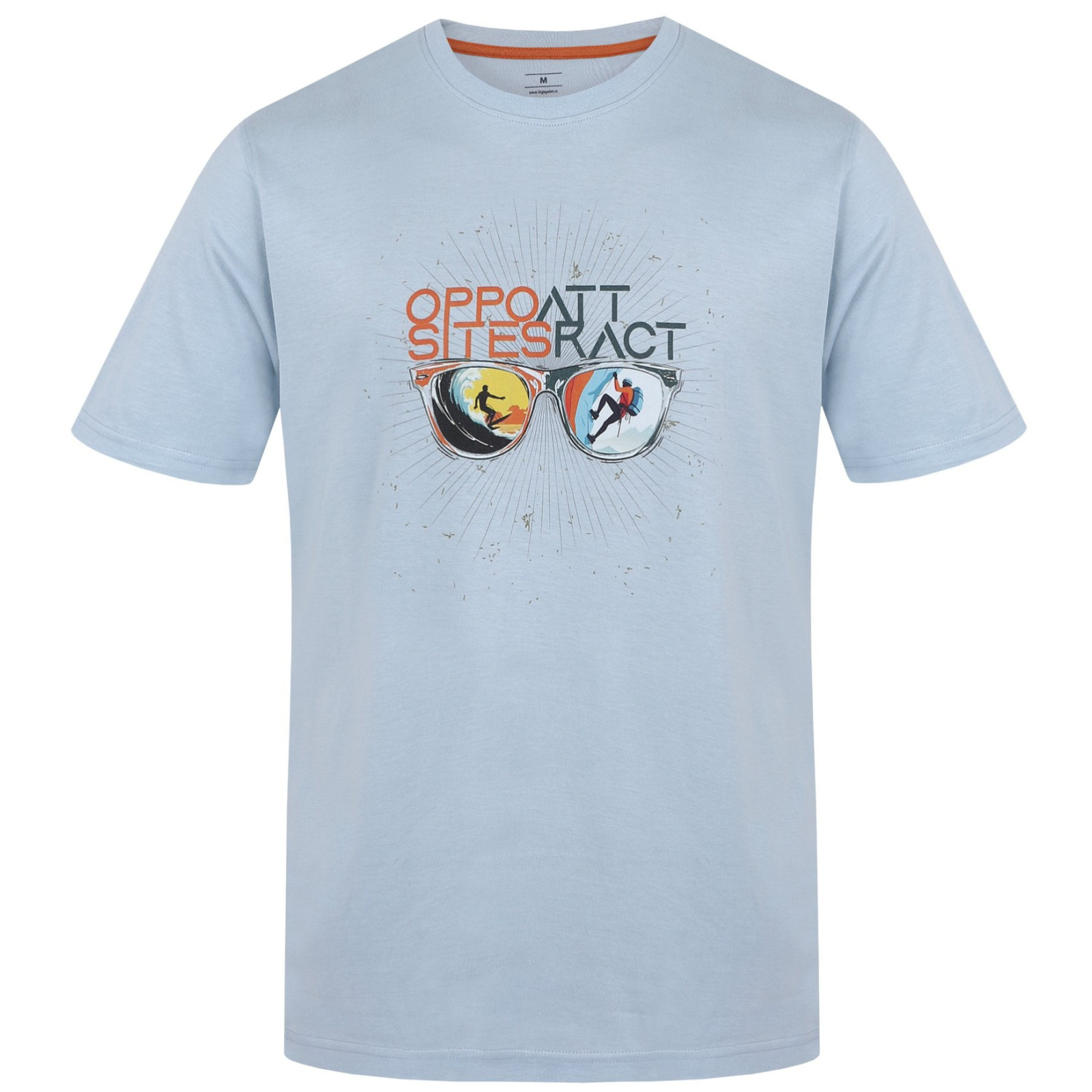 Koszulka męska High Point Attract T-Shirt Rozmiar: XXL / Kolor: jasnoniebieski