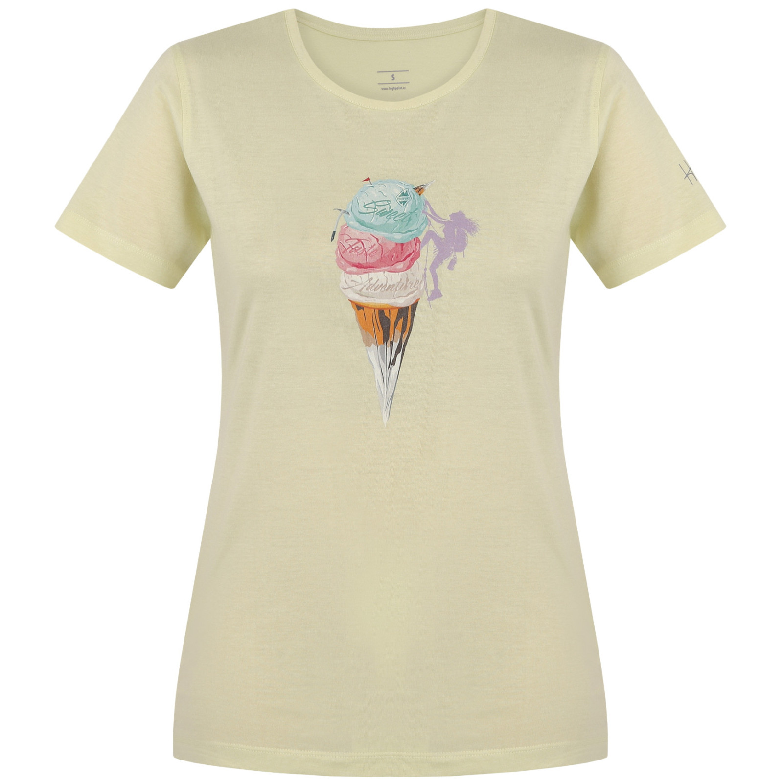 Koszulka damska High Point Rock Cream Lady T-Shirt Rozmiar: M / Kolor: beżowy