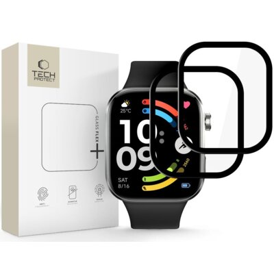 Szkło hybrydowe TECH-PROTECT Glass Flex do Xiaomi Redmi Watch 6 Czarny