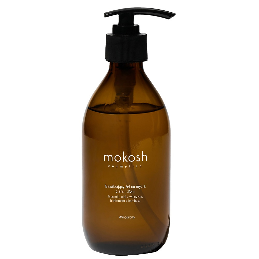 Mokosh Nawilżający żel do mycia ciała i dłoni Winogrono 300ml