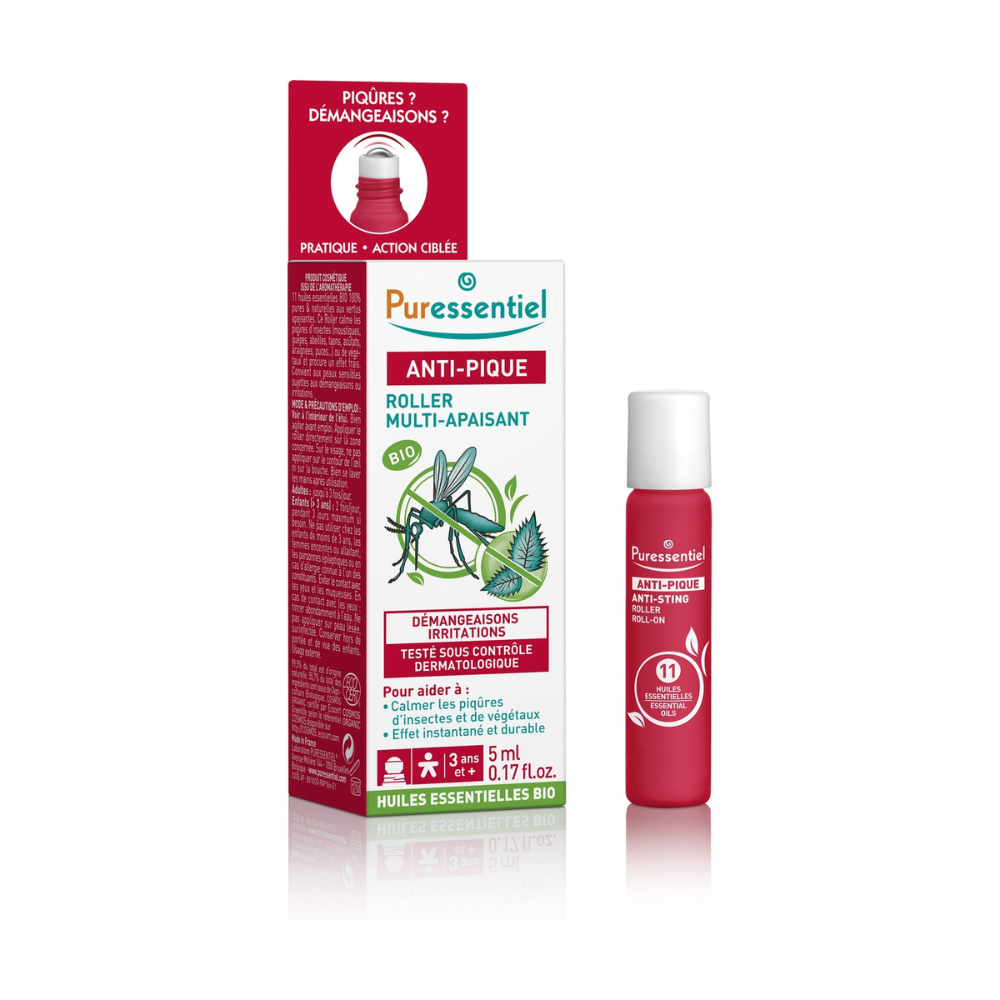 Puressentiel Organic Multi-Soothing Roller Antyperspirant 5 ml