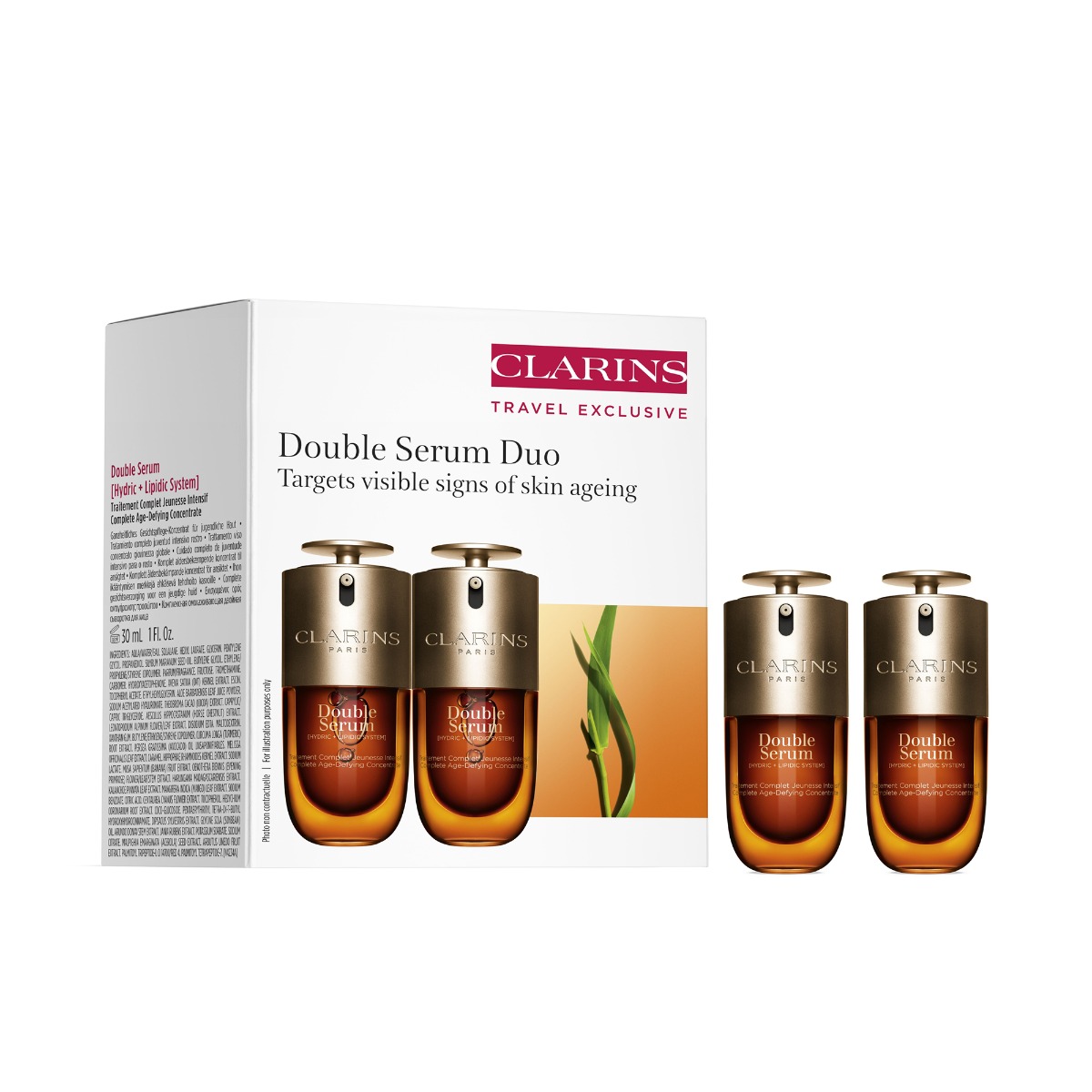 Clarins Double Serum Duo Zestaw do pielęgnacji twarzy dla niej