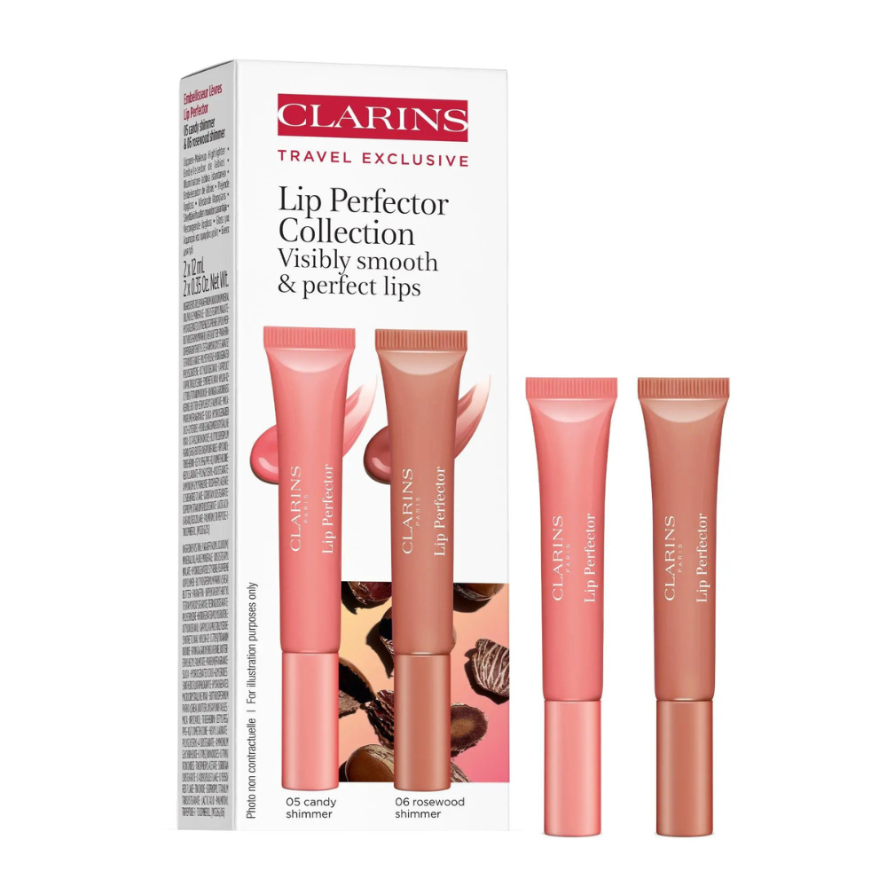 Clarins Lip Perfector Duo Set 05 & 06 Zestaw do makijażu