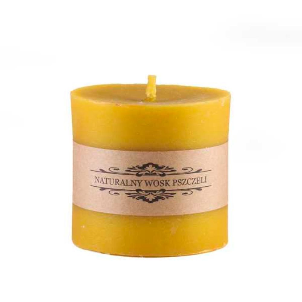 Honey Therapy Świeca z wosku pszczelego Walec Mały w ozdobnym pudełku 235g
