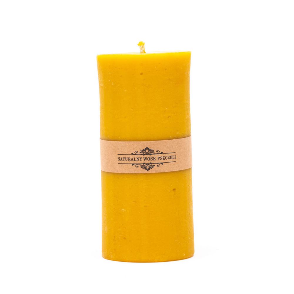 Honey Therapy Świeca z wosku pszczelego Walec Średni w ozdobnym pudełku 515g