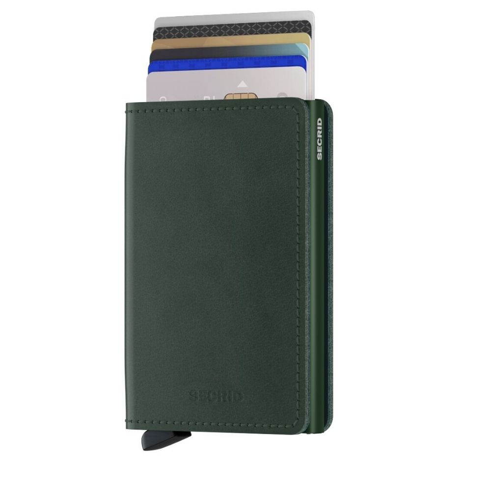 Secrid Miniwallet Original Portfel kieszonkowy Green Akcesoria podróżne 1szt.