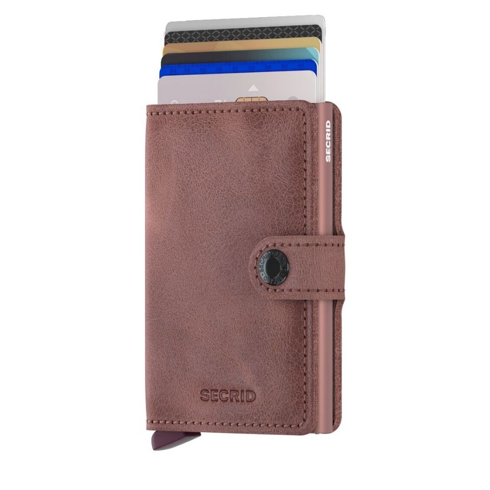 Secrid Miniwallet Vintage Portfel kieszonkowy Mauve Akcesoria podróżne 1szt.