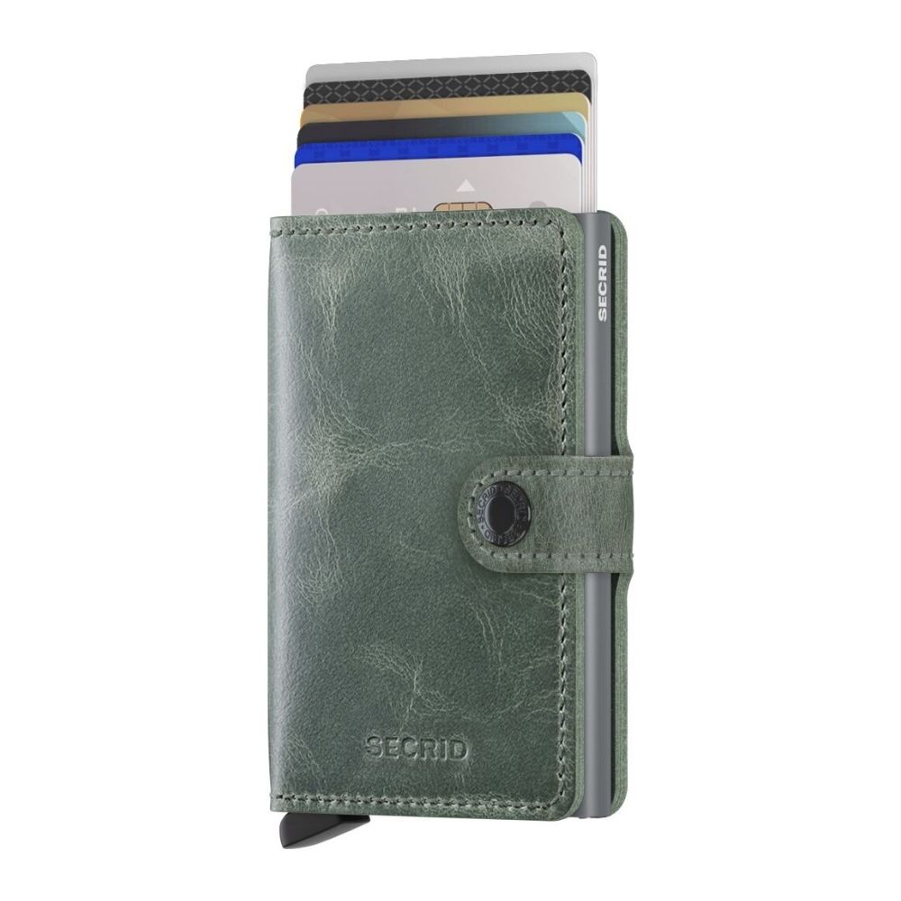 Secrid Miniwallet Vintage Portfel kieszonkowy Sage Akcesoria podróżne 1szt.