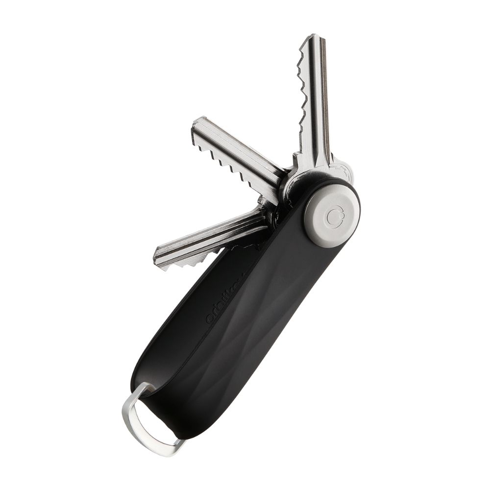 Orbitkey Active Key Organiser Jet Organizer do kluczy Black Akcesoria podróżne 1szt.