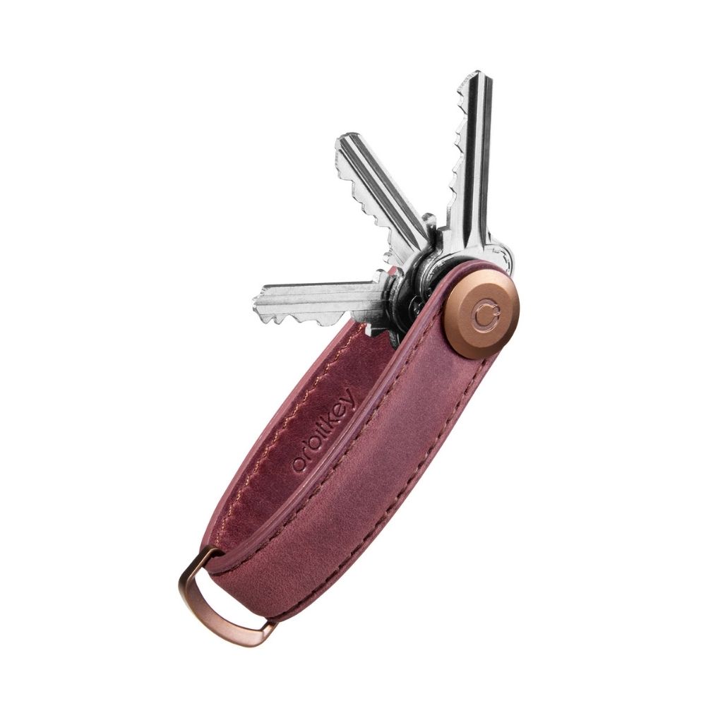 Orbitkey Horse Leather Key Organiser Organizer do kluczy Mulled Wine Akcesoria podróżne 1szt.