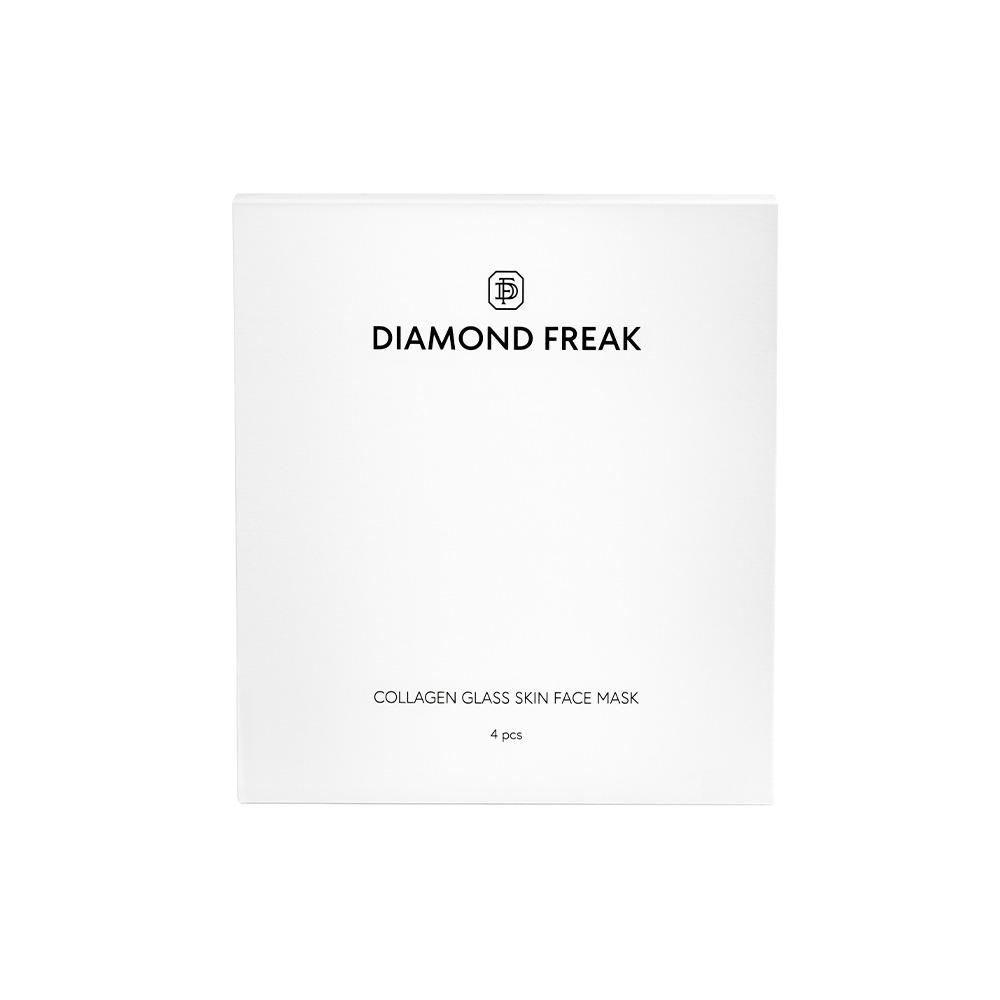 Diamond Freak Collagen Glass Skin Face Mask Maska do twarzy w płachcie 4 x 35 g