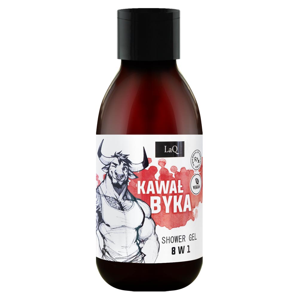 LaQ MINI Kawał Byka Shower Gel 8 w 1 Żel pod prysznic 100ml