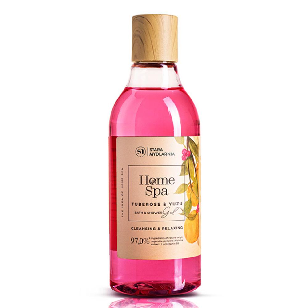 Stara Mydlarnia Home Spa Tuberose & Yuzu Bath & Shower Gel Żele i pianki pod prysznic 250ml