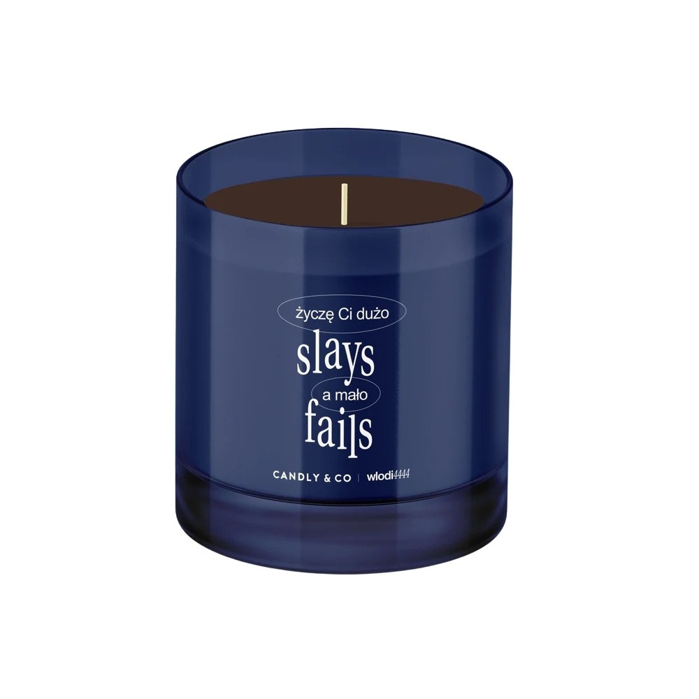 Candly & Co x Wedel Candle Życzę Ci dużo slays, a mało fails Świeca inspirowana zapachem wafelka WW 210g