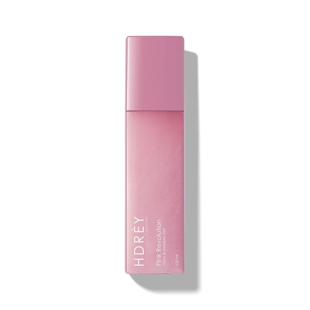 Hdrey Nawilżająco-Rozświetlająca Mgiełka do Twarzy i Ciała z Drobinkami Pink Revolution 120 ml