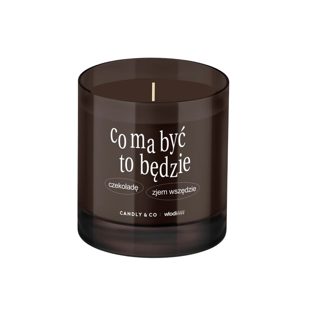 Candly & Co x Wedel Candle Co ma być to będzie, czekoladę zjem wszędzie Świeca inspirowana zapachem batona Pierrot 210g