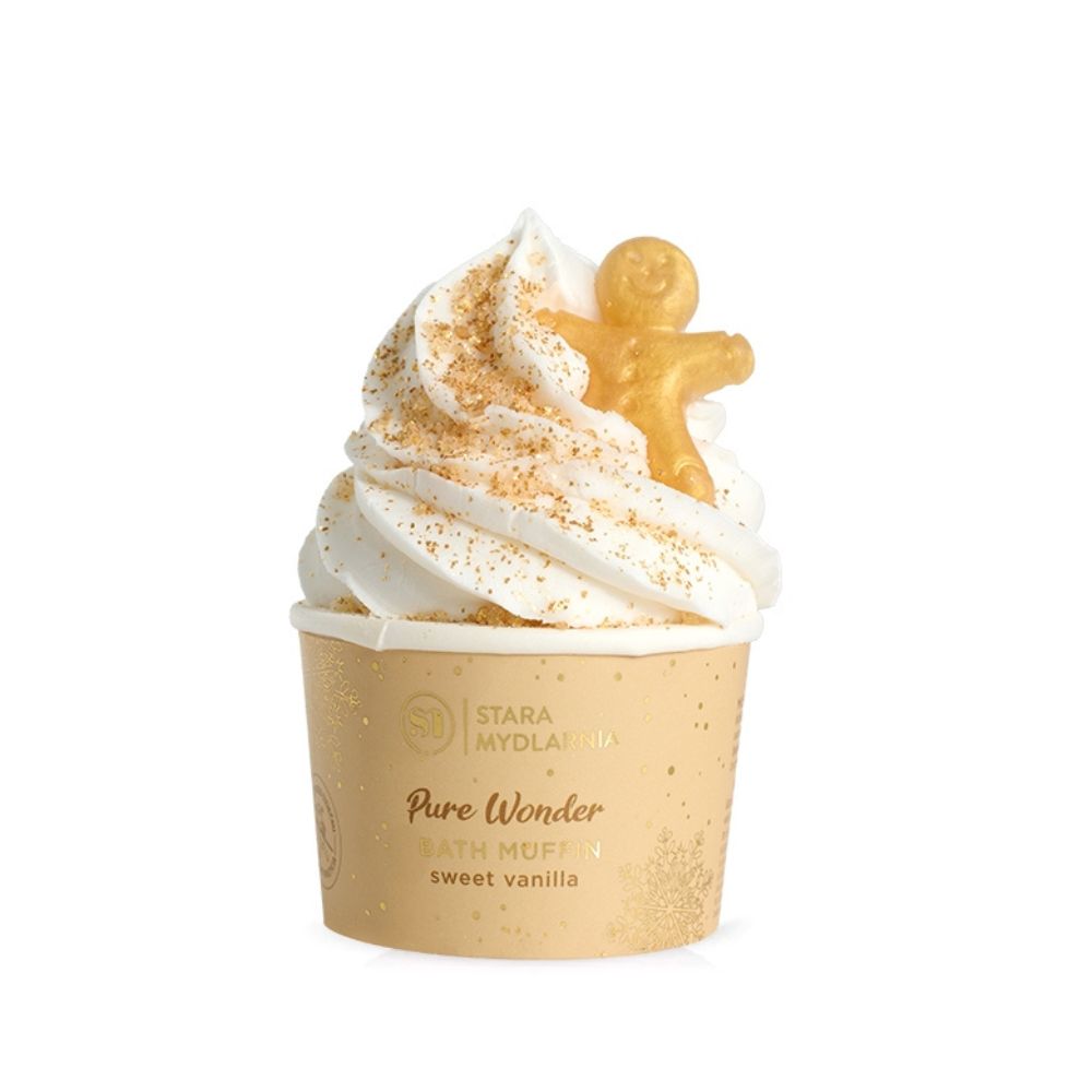 Stara Mydlarnia Pure Wonder Sweet Vanilla Bath Muffin Kula do kąpieli 200g