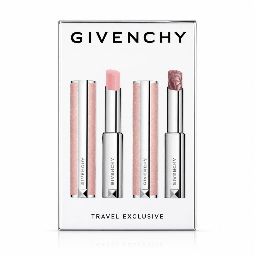 Givenchy Duo Rose Perfecto Lip Balm Set Zestaw do makijażu