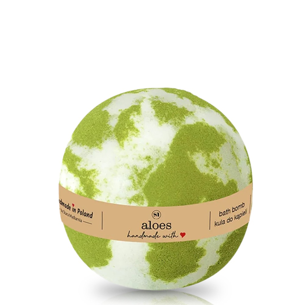 Stara Mydlarnia Aloes Bath Bomb Kula do kąpieli 200g