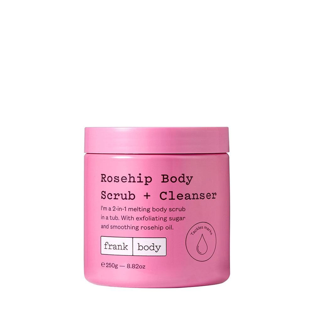 Frank Body Rosehip Body Scrub + Cleanser Peeling i żel do mycia ciała 2 w 1 250g