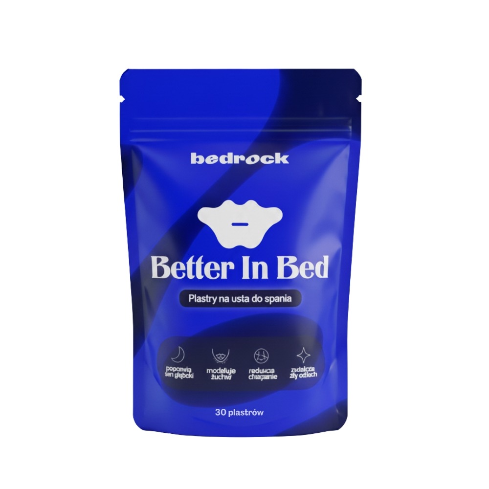 Bedrock Better In Bed Jedwabne plastry do spania (niebieskie) 30 szt.
