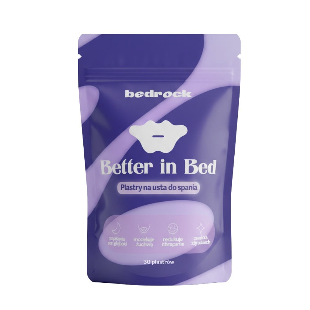 Bedrock Better In Bed Jedwabne plastry do spania (liliowe) 30 szt.