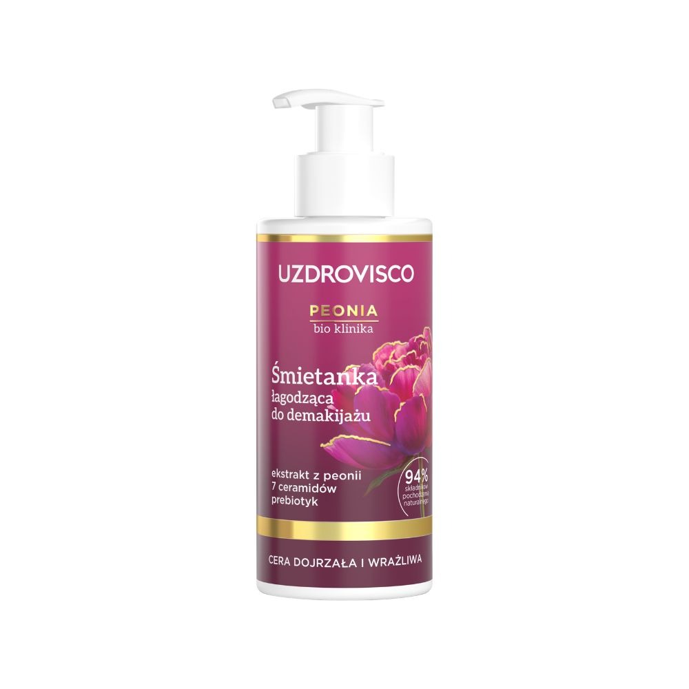 Uzdrovisco Peonia Śmietanka łagodząca do demakijażu 150ml