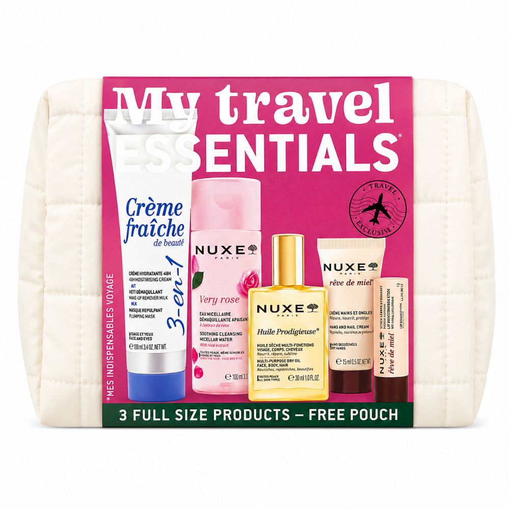 Nuxe Travel Essentials Pouch Travel Exclusive Set Zestaw kosmetyków damskich