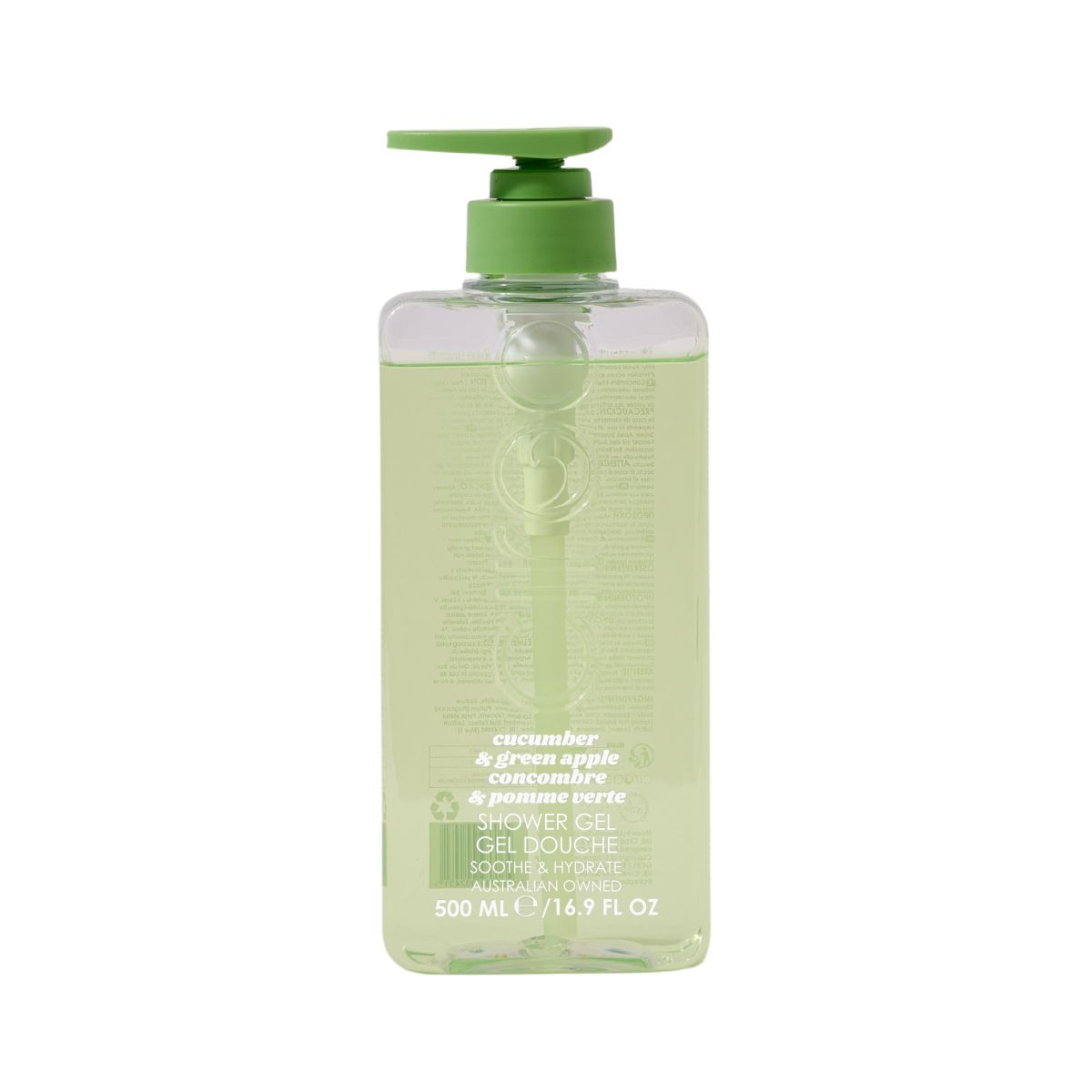 Ciroa Cucumber & Green Apple Shower Gel Ogórek i Zielone Jabłko Żel pod prysznic 500ml