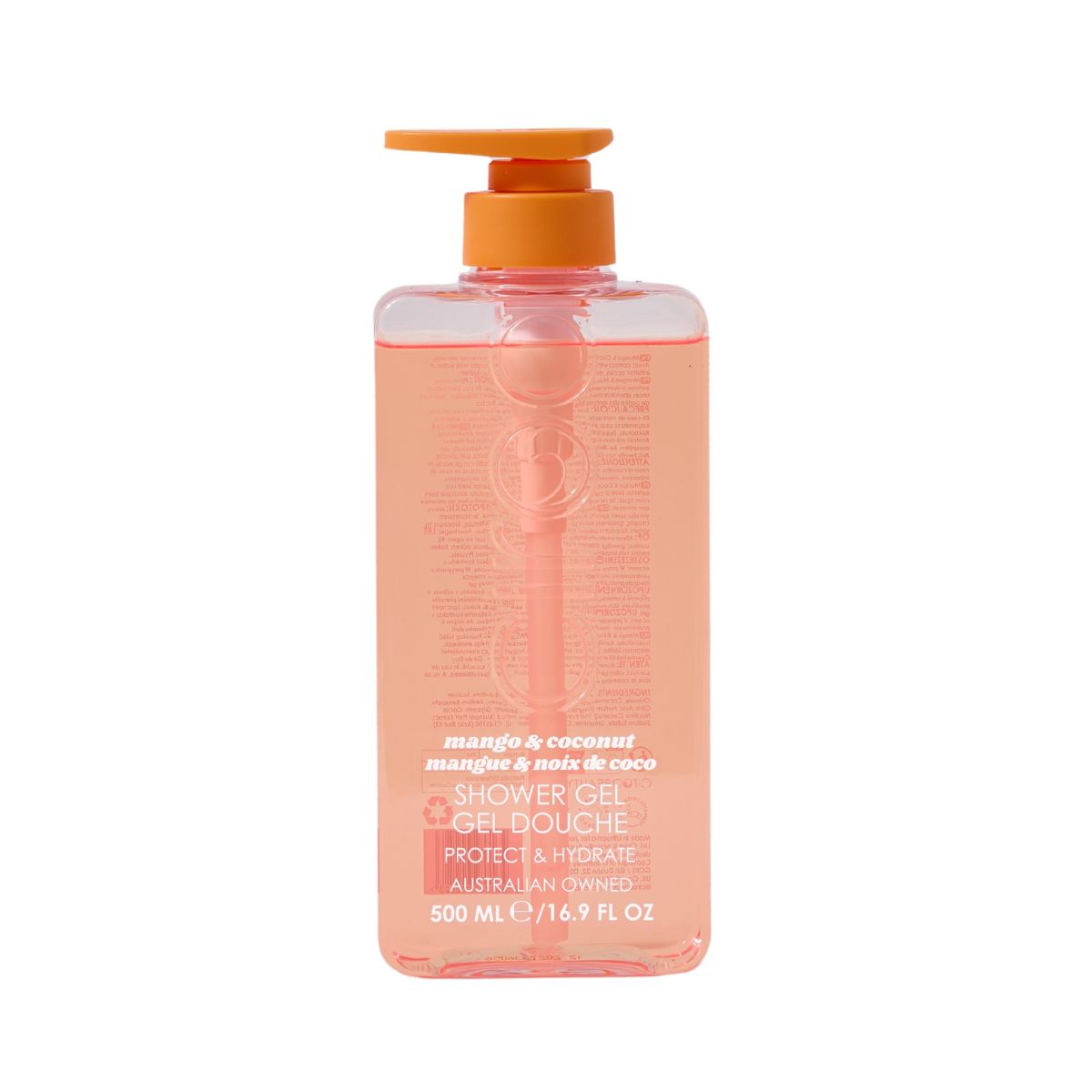 Ciroa Mango & Coconut Shower Gel Mango i Kokos Żel pod prysznic 500ml