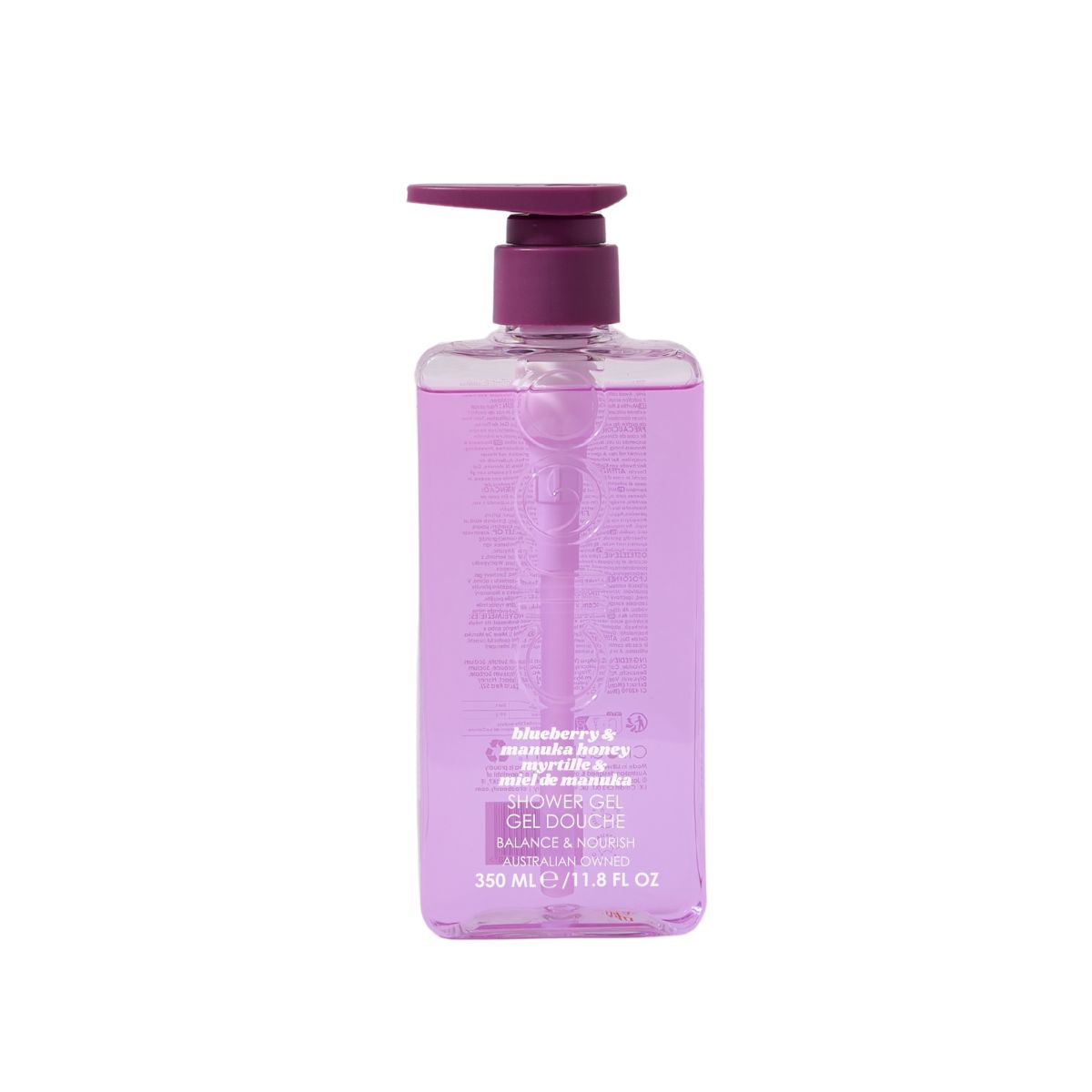 Ciroa Blueberry & Manuka Honey Shower Gel Borówka i Miód Manuka Żel pod prysznic 350 ml