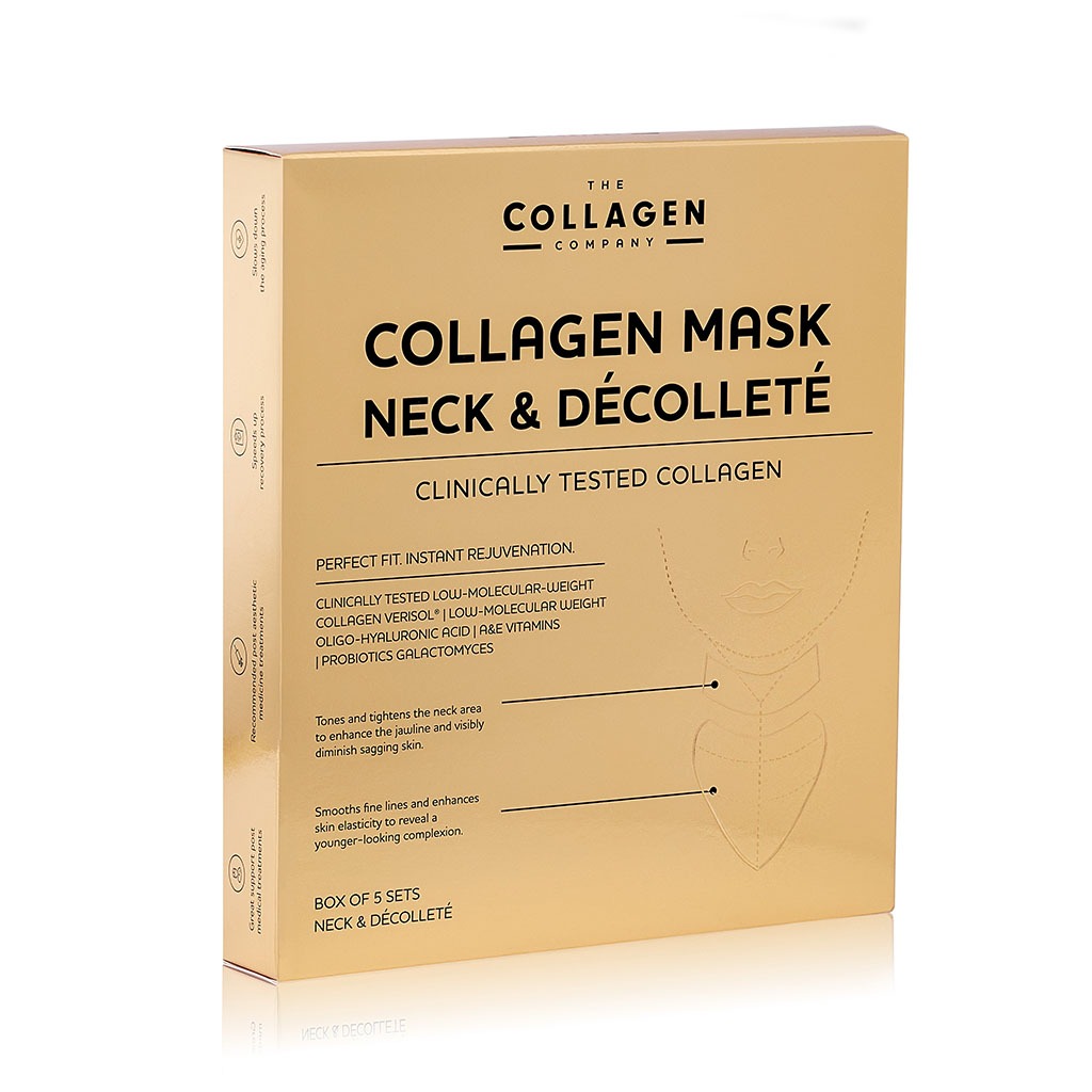 The Collagen Company Maski Kolagenowe na Szyję i Dekolt 5 szt.