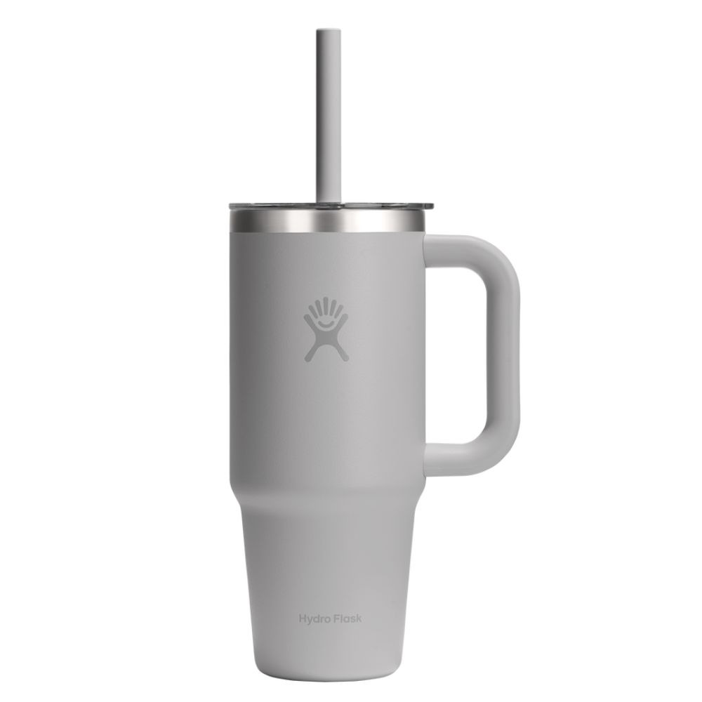 Hydro Flask 24 Oz Travel Tumbler Clear LID Birch Izolowany kubek termiczny ze słomką 710ml