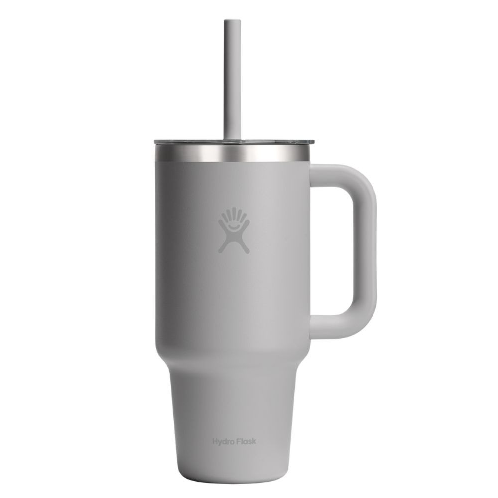 Hydro Flask 32 Oz Travel Tumbler Clear LID Birch Izolowany kubek termiczny ze słomką 946ml