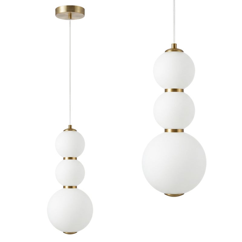 Lampa Sufitowa Wisząca Toolight LED Lhj113-3Cp Złota Szczotkowana