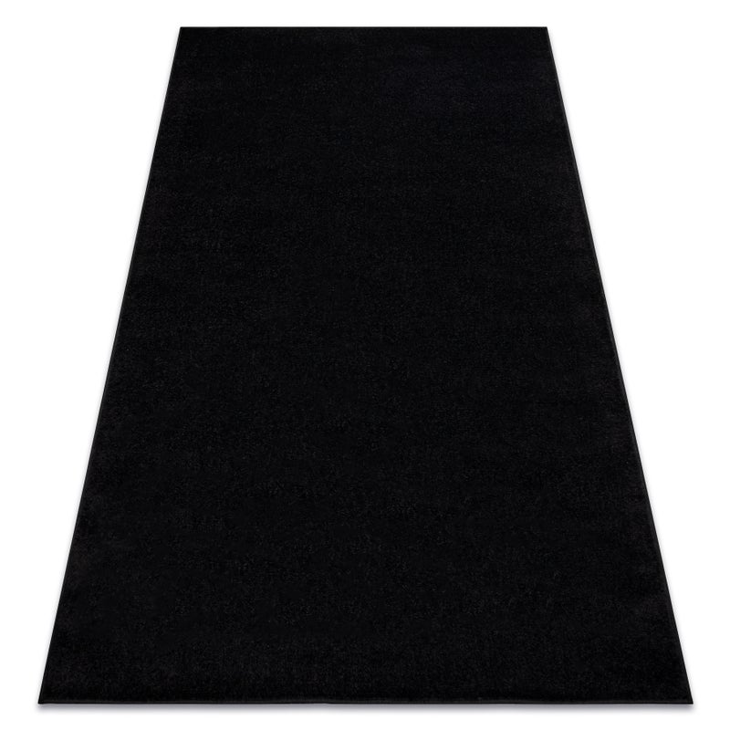 Dywan ETON PLUS czarny jednolity, jednokolorowy, gładki 300x400 cm