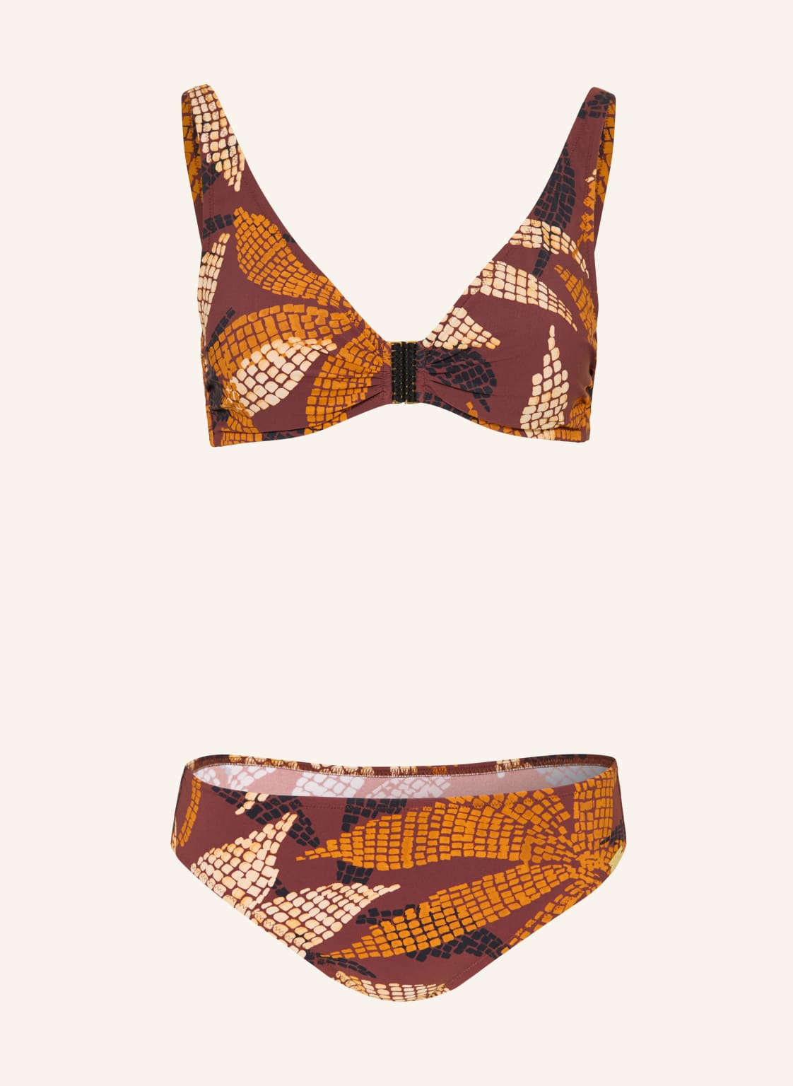 Charmline Bikini Typu Bustier Golden Dusk braun