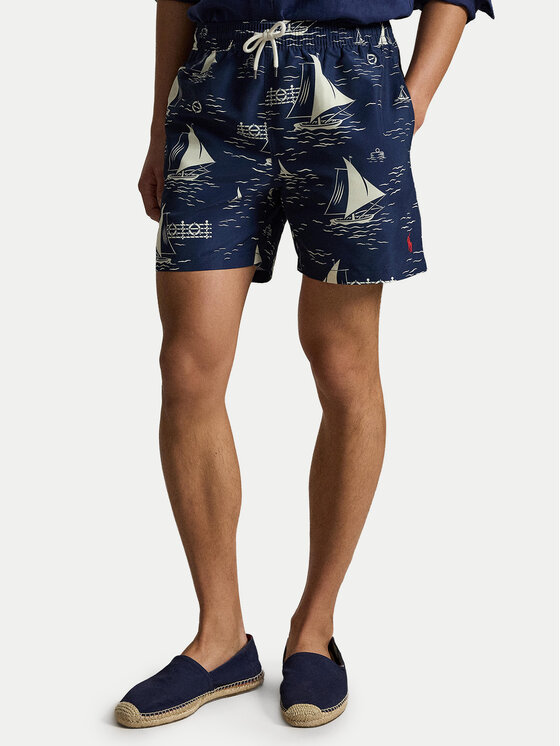 Polo Ralph Lauren Szorty kąpielowe 710B18029001 Granatowy Regular Fit