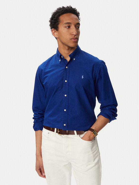 Polo Ralph Lauren Koszula 710805564513 Fioletowy Regular Fit