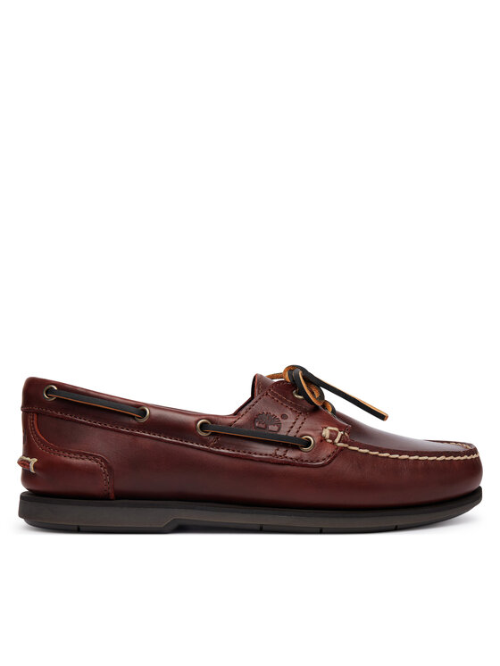 Timberland Mokasyny Classic Boat 2 Eye TB0250452141 Bordowy