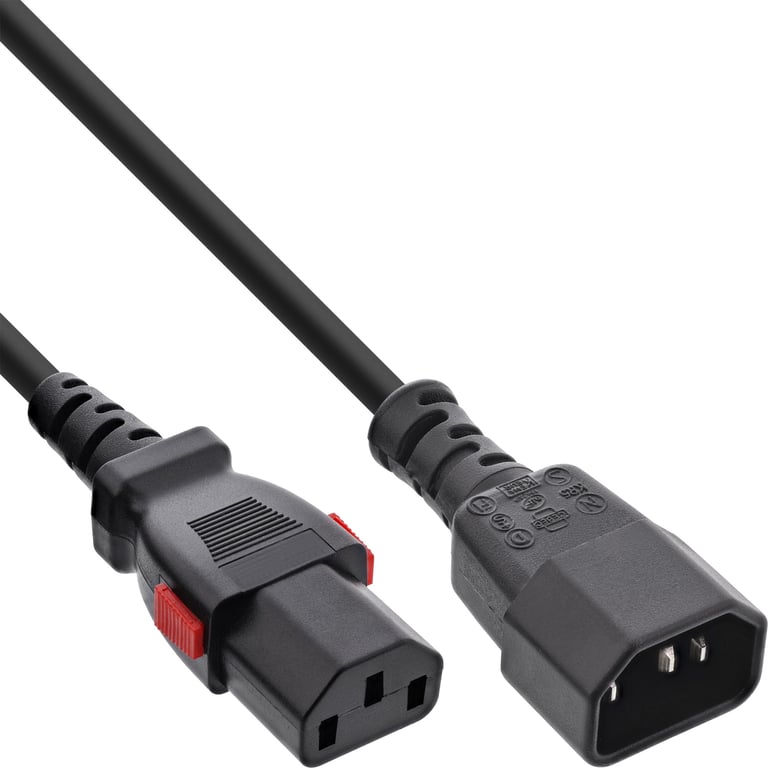 InLine 16933L kabel zasilające Czarny 3 m IEC C13 IEC C14