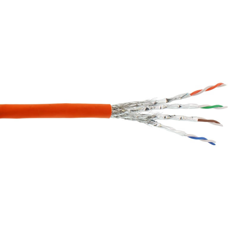 InLine 70215I kabel sieciowy Pomarańczowy 15 m Cat7 S/FTP (S-STP)