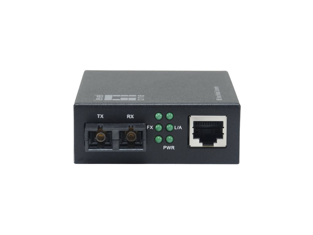 LevelOne GVM-2001 konwerter sieciowy 1000 Mbit/s 850 nm Multifunkcyjny Czarny