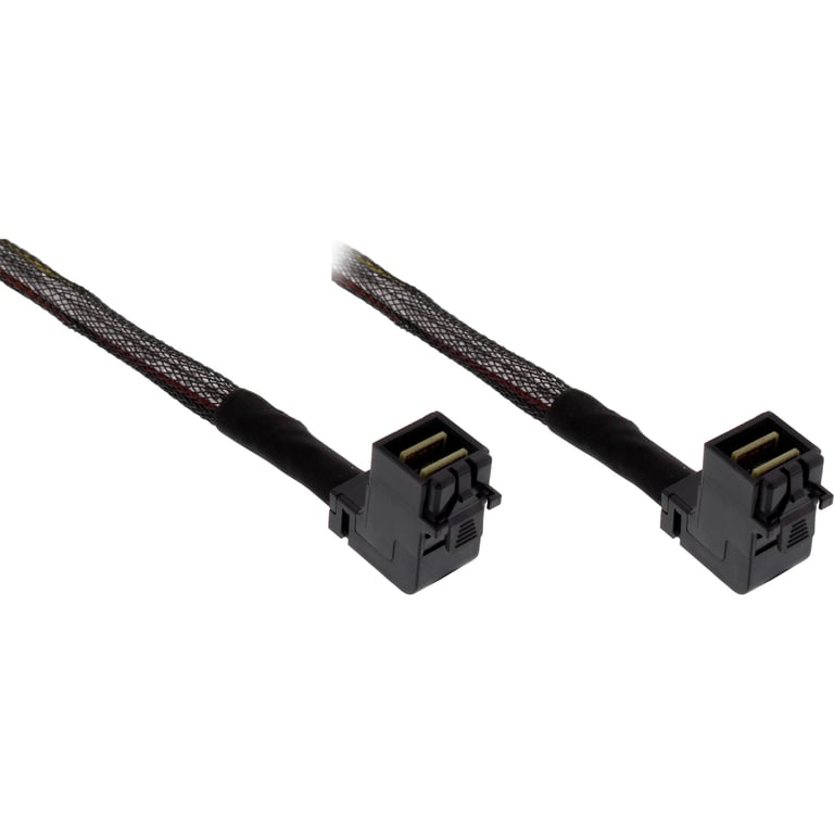 InLine 27626C kabel SAS 0,75 m Czarny