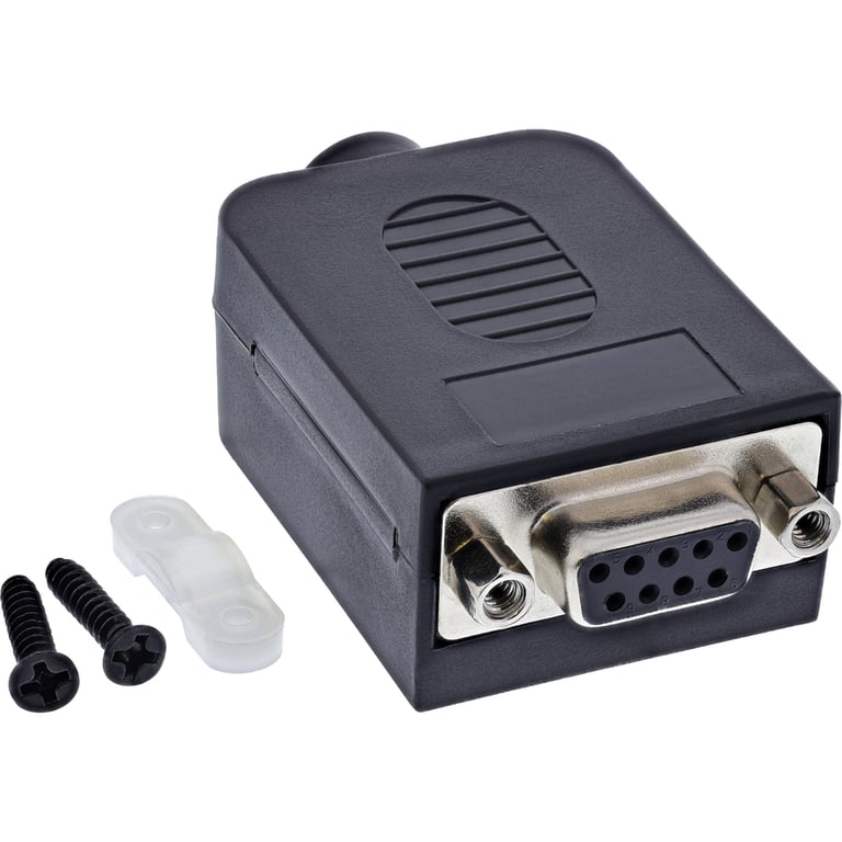 InLine 92501H wtyczka Terminal block / D-Sub 9 Czarny