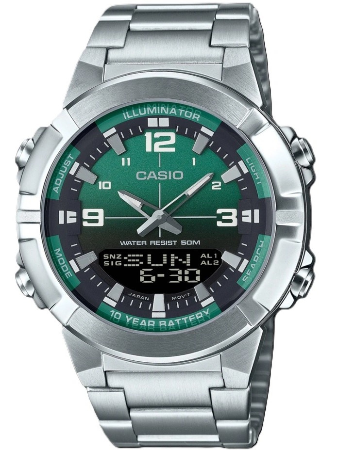 ZEGAREK MĘSKI CASIO AMW-870DA-3AV + BOX