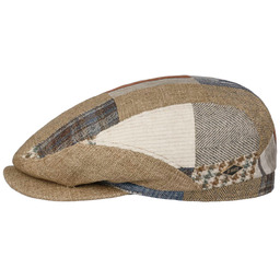 Kaszkiet Belfast Patchwork by JJ Hats, beżowy, M (57-58 cm)
